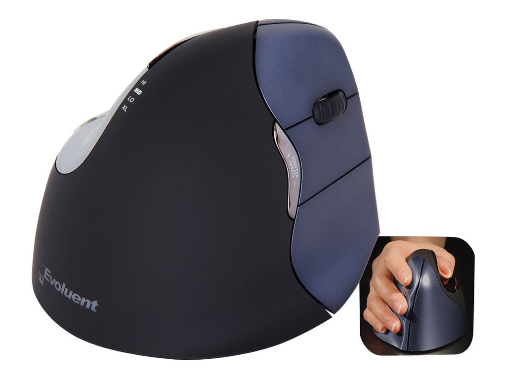 Evoluent VerticalMouse 4 Right - Mouse - Destrimano - Laser Immagine del prodotto 