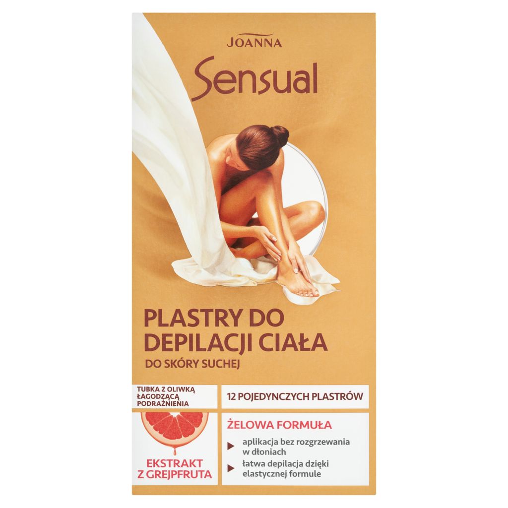 Joanna Sensual Żelowe plastry do depilacji ciała z Obrázok produktu 