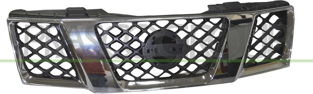 PRASCO DS8142011 Kühlergrill Frontgrill für NISSAN Pathfinder III (R51) Chrom Schwarz