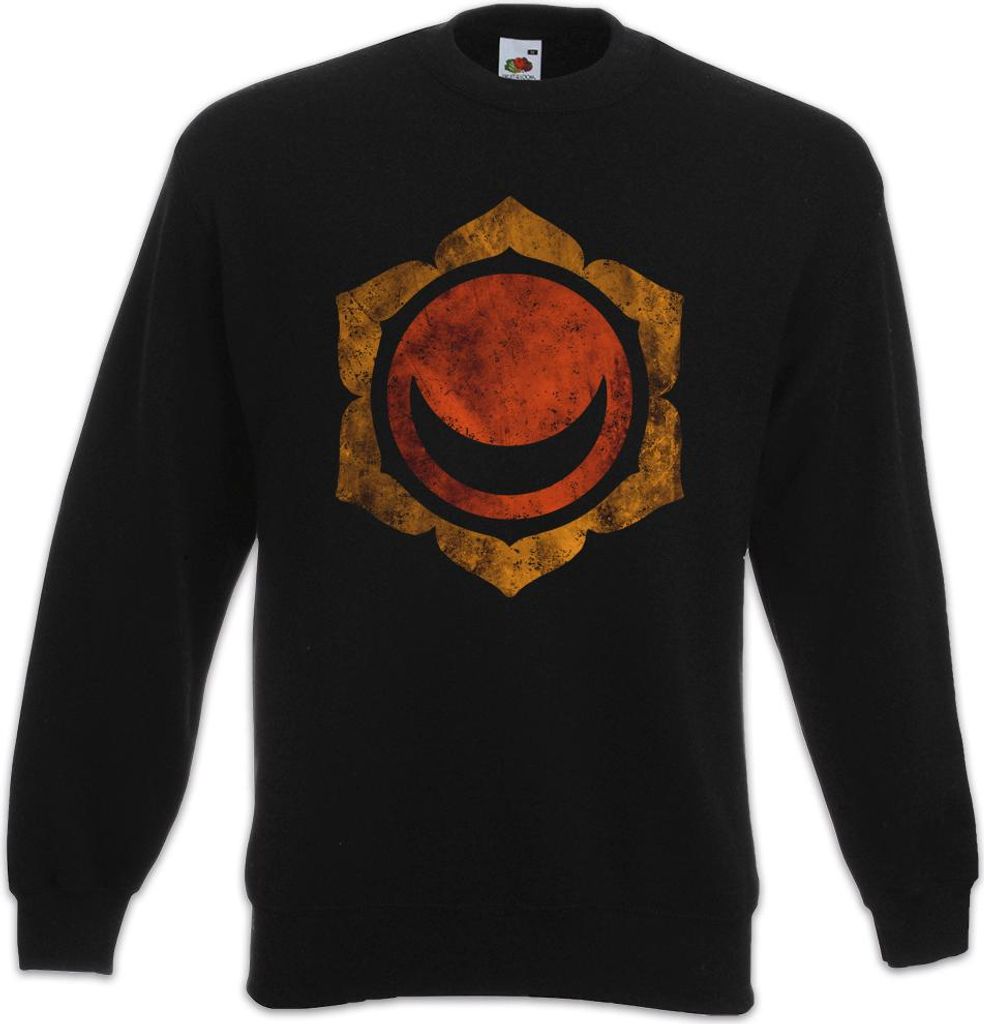 Urban Backwoods Chakra Svadhisthana Sacral, Sweatshirt, Farbe: Schwarz, Größe: S