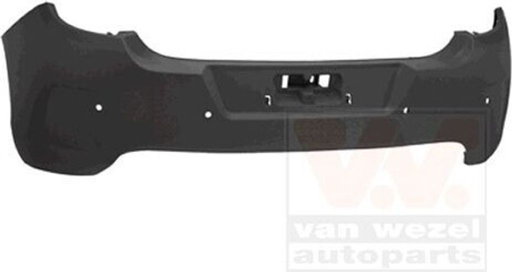 VAN WEZEL Heckstoßstange Stoßfänger Hinten für CITROËN C4 II (B7)
