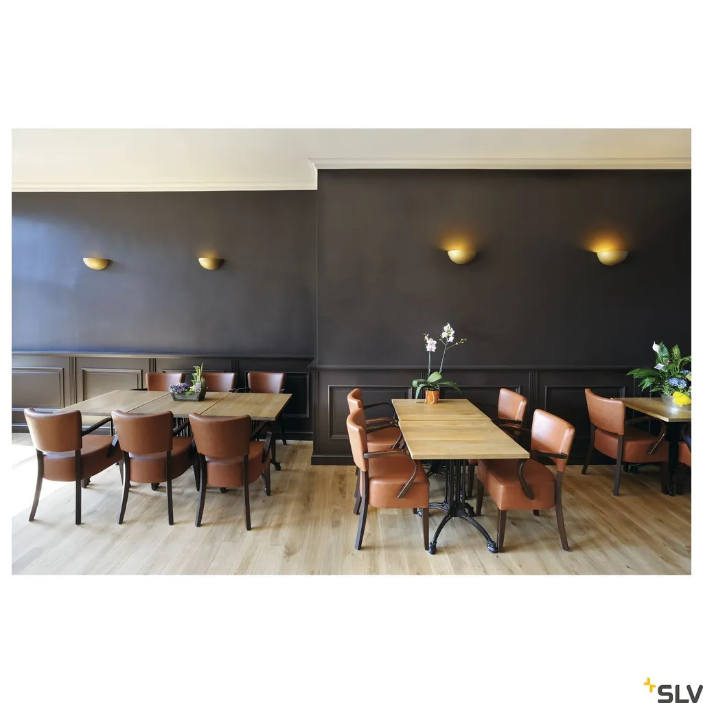 Applique Plâtre Blanc GL 101 E14 Peignable Style Moderne Demi-Rond - 6