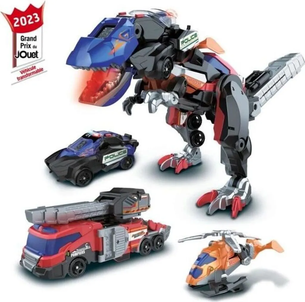 Vtech Switch & Go Dinos Combo Robot interactif son et lumière 3-en-1
