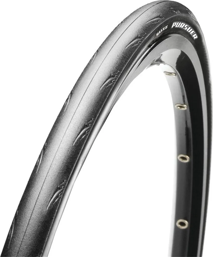 Pneu Maxxis Pursuer 700x25C idéal entraînement route et cyclosportif noir
