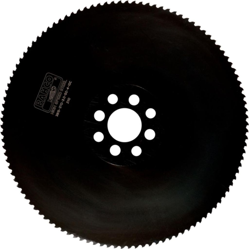 Bahco 370-mm-HSS-Kreissägeblatt mit Bohrung 50-4 und C10-Verzahnung 3 mm