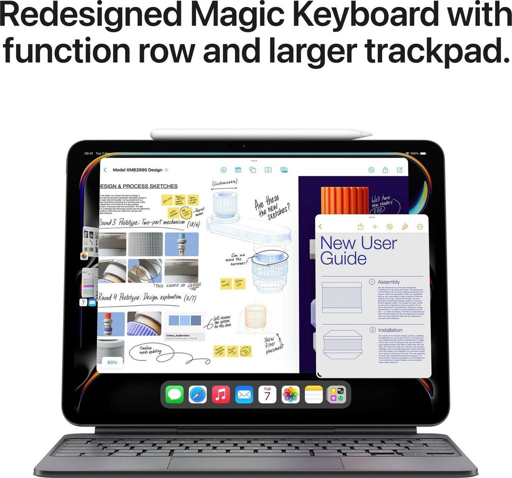 Apple 11-Zoll-iPad Pro M4 Wi-Fi – Tablet – 512 GB – 27,9 cm Produktbild 