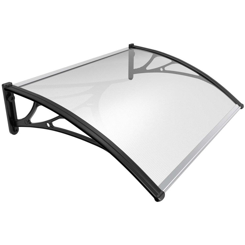 VOUNOT® Vordach für Haustür, 120 x 80 cm Transparentes Produktbild 