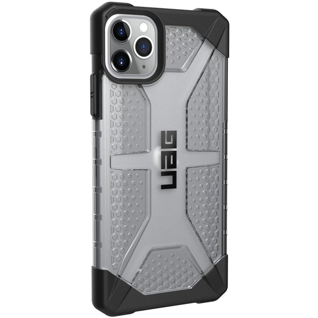 A clear, studio shot of a phone case.