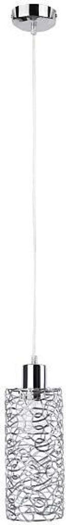 Hängelampe Modern JOY Chrom Metall E27 dekorative Pendelleuchte Wohnzimmer Esszimmer Esstisch