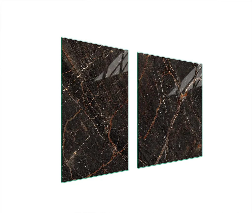 Piastre Copri Fornelli Vetro Temperato 100x52 Effetto Marmo
