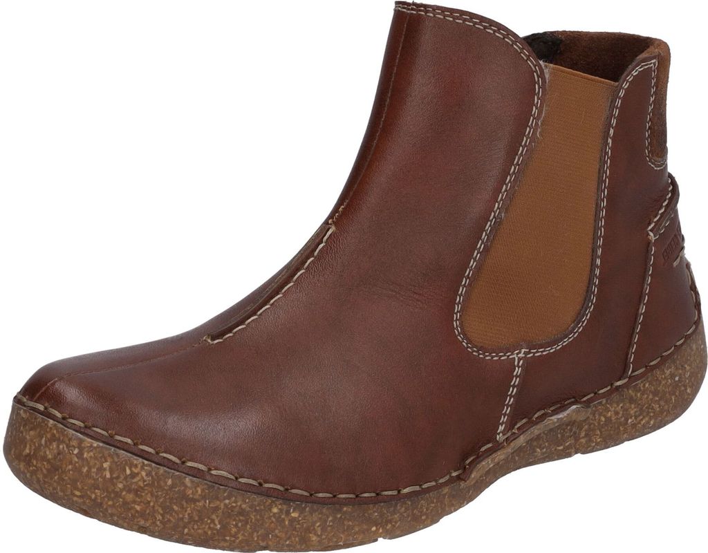 Josef Seibel Damen Stiefelette Leder Stretch Schalensohle Fergey 63 59663, Größe:38 EU, Farbe:Braun