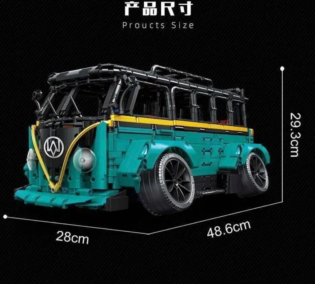 Technic T2 Bus Kit Construction : Modèle ultra détaillé 2975 briques