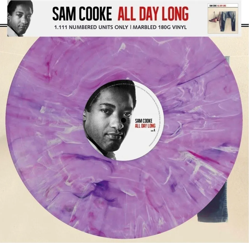 Disque Vinyle Couleur Sam Cooke All Day Long LP Album Soul Collector
