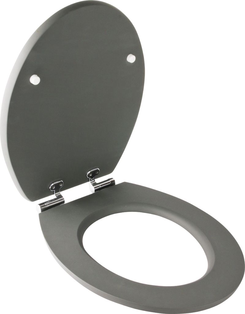 WC-Sitz Soft Touch grau mit Absenkautomatik Produktbild 