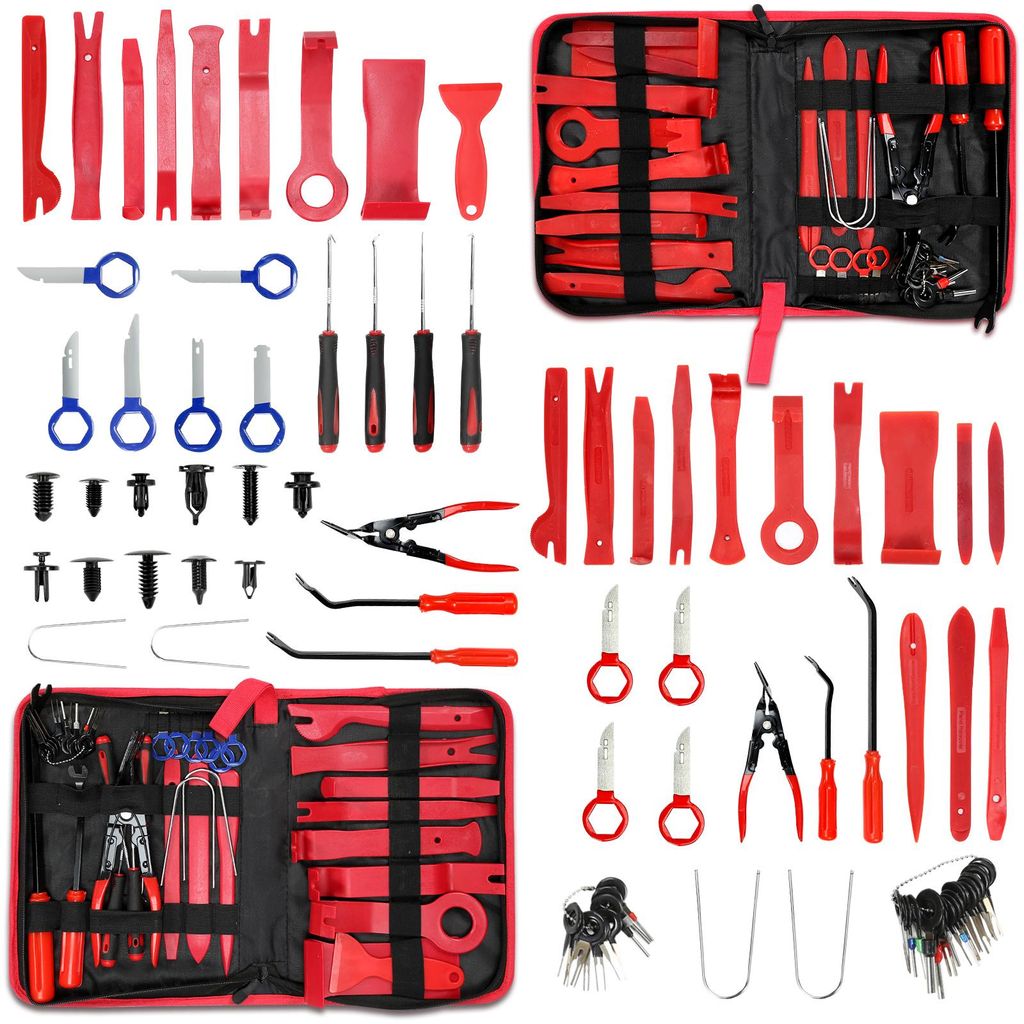 Set di 48 pezzi di utensili per auto, inclusi strumenti per Immagine del prodotto 