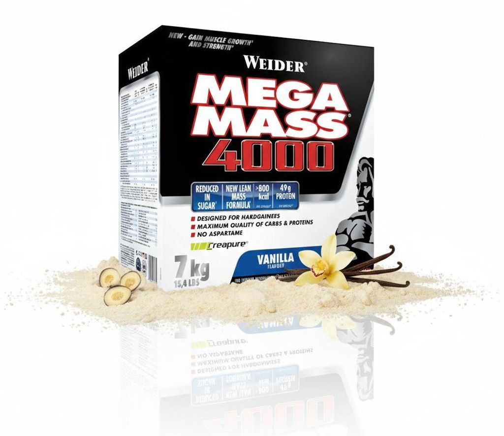 Weider Mega Mass 4000 - 7000g Truskawka Zdjęcie produktu 
