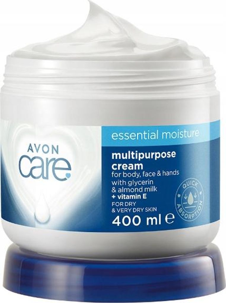 AVON care esenciálny hydratačný krém na tvár, ruky a telo Obrázok produktu 