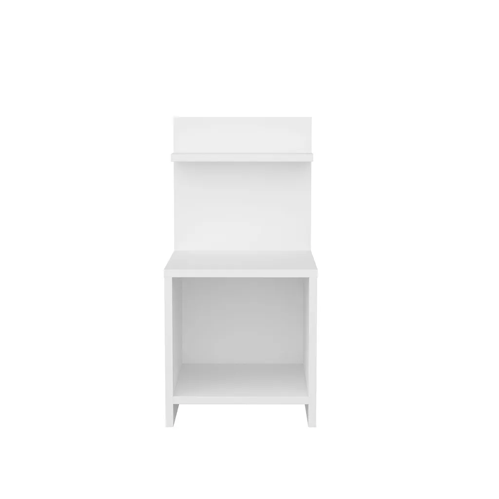 Table de chevet étroite blanche Ullman 72cm - Gain de place Skye Decor - 5