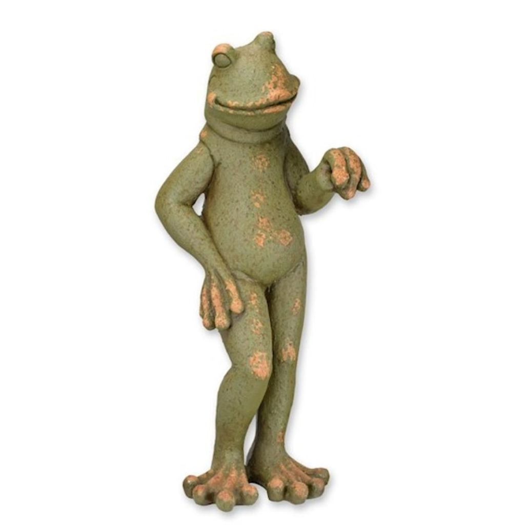 Deko Figur Statue Skulptur Frosch Antik-Stil 85cm