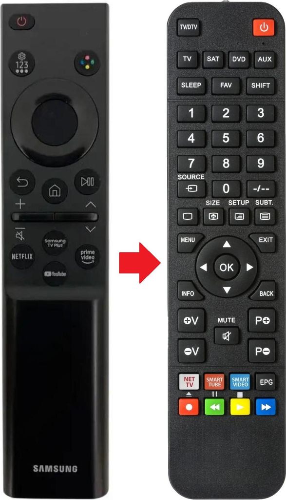 Fernbedienung passend für SAMSUNG TU55CU7025KXXC | TU55CU7105KXXC