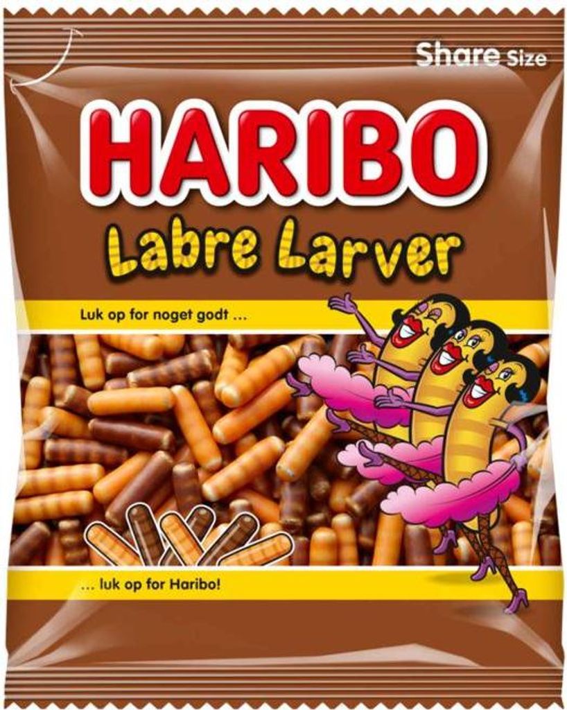 Haribo Labre Larver 325g Produktbild 