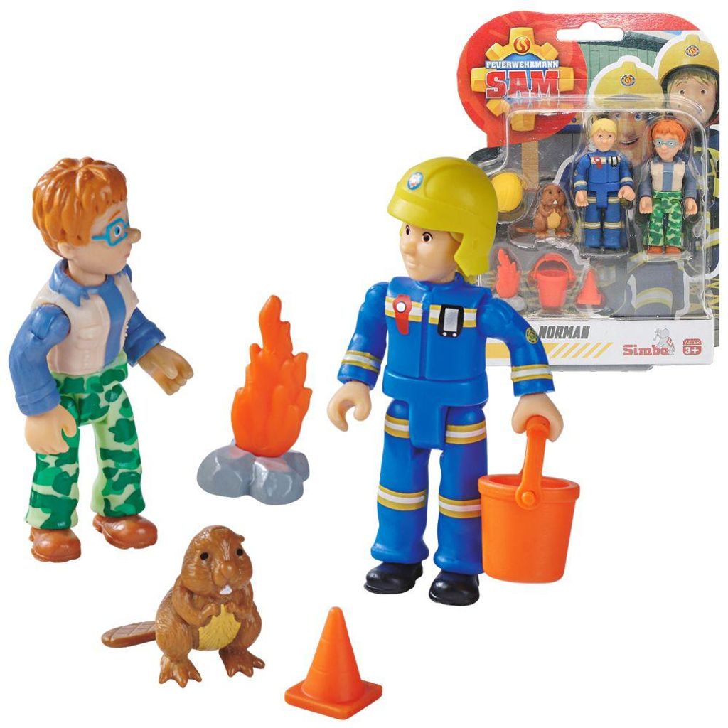 Penny, Norman, Bieber | Spiel-Figuren Set | Feuerwehrmann Produktbild 