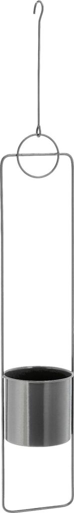 Vaso per piante in metallo da appendere - 88 cm / grigio - Immagine del prodotto 