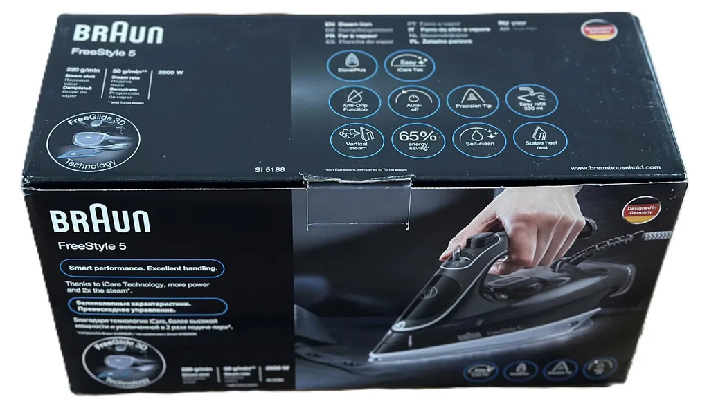 Adieu les Faux Plis avec le Fer Vapeur Braun SI5188BK Haute Performance