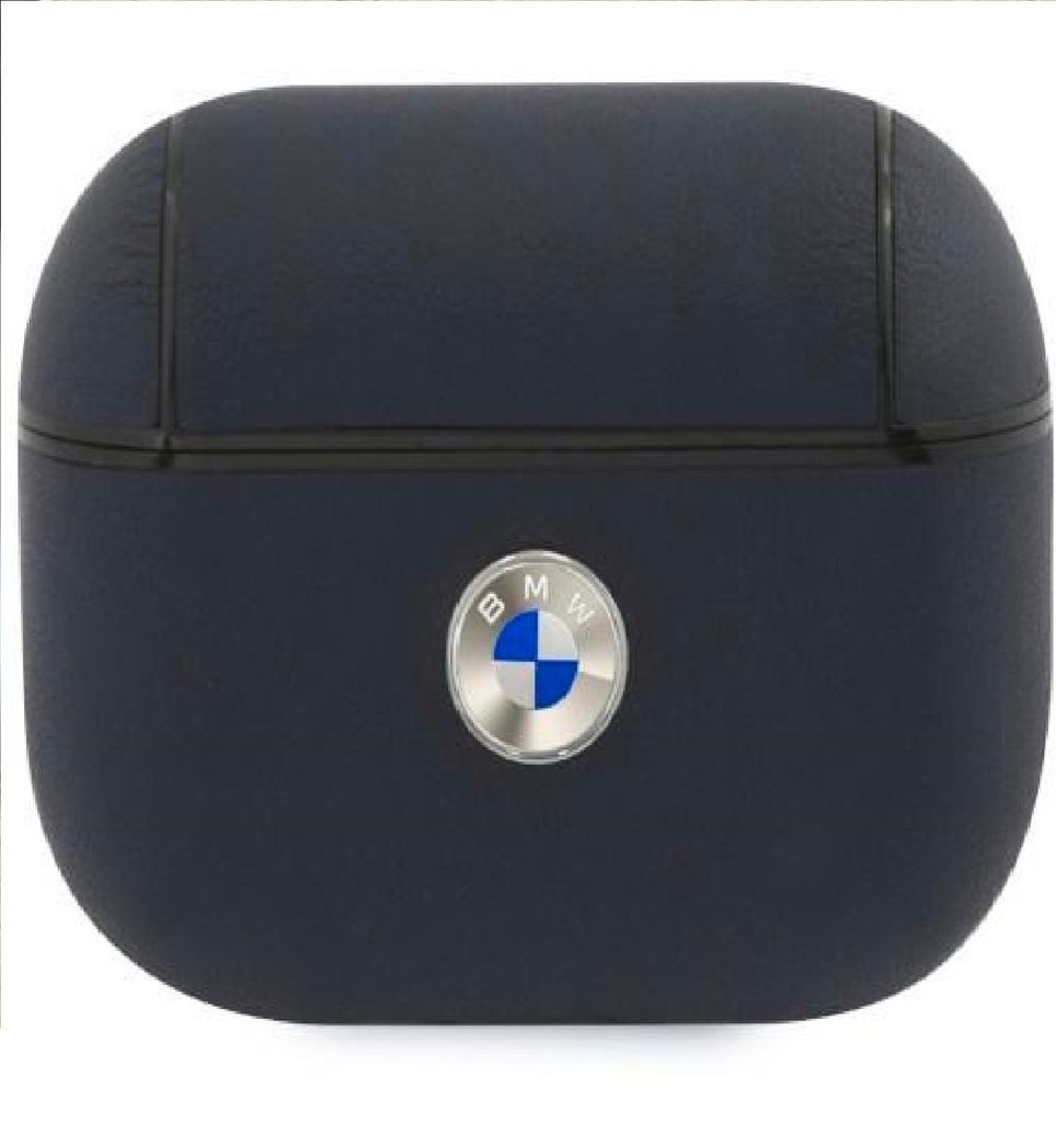 BMW Box für AirPods Pro Leder navyblau mit