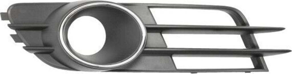 BLIC Lüftungsgitter Grill Stoßfänger für AUDI A6 Avant (4G5, 4GD, C7) mit Loch/Löchern für Nebellampen Chrom/Schwarz