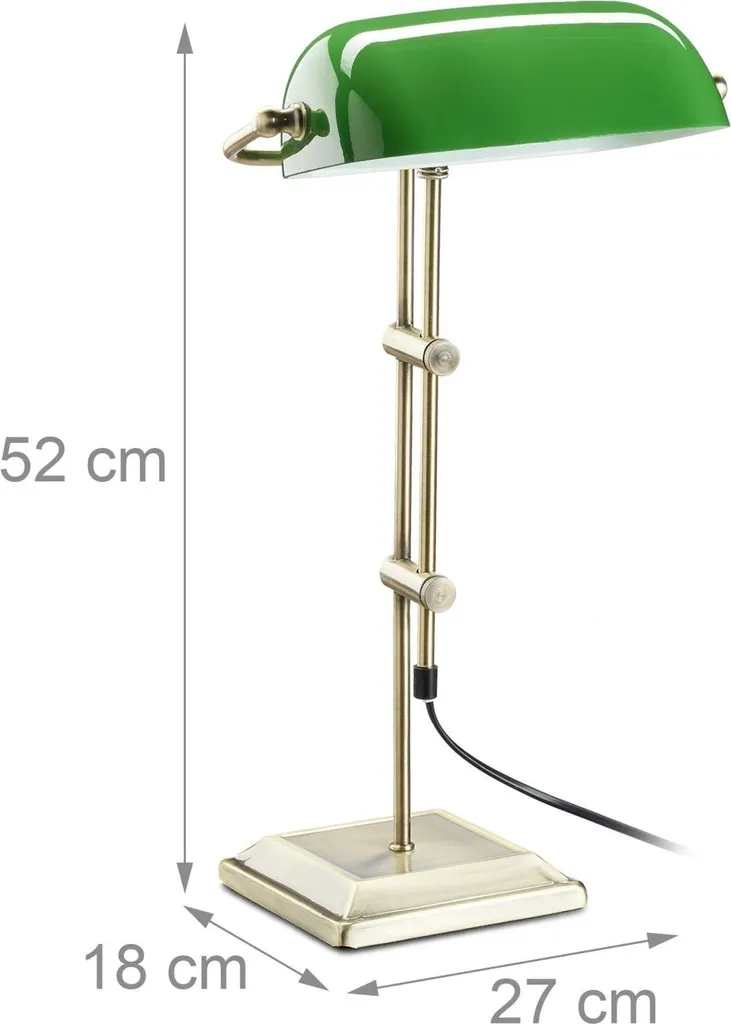 Lampada da banchiere verde - 3