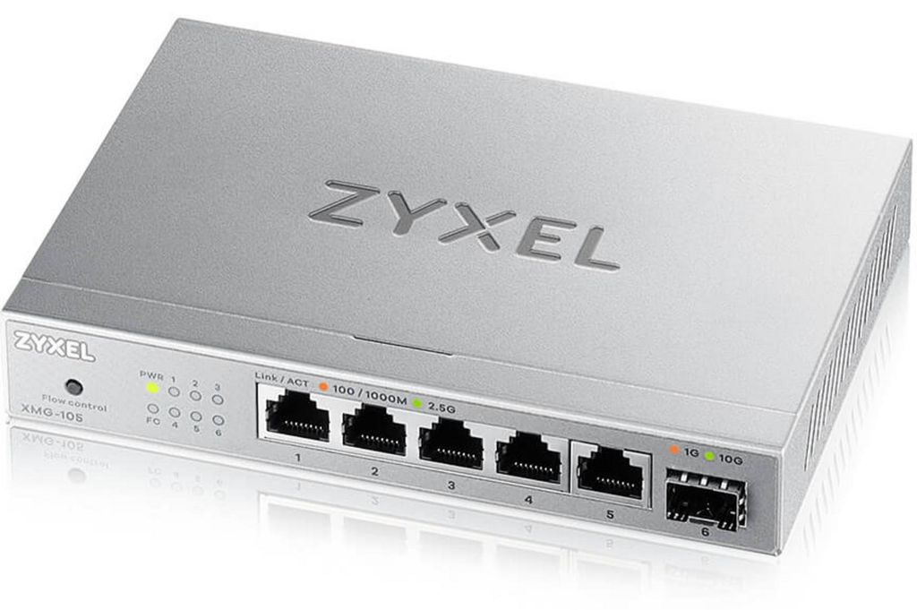 Zyxel XMG-105 5 Ports 10/2,5G MultiGig Switch unmanaged