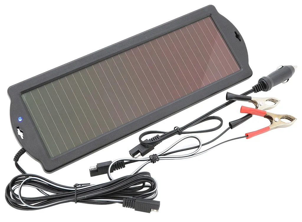 Évitez la Batterie Plate avec le Chargeur Solaire de Maintien 1,8W 12V