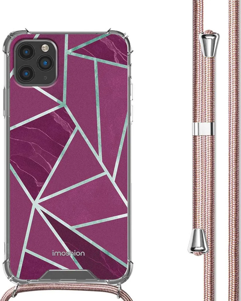 Custodia imoshion con Cinturino per iPhone 11 Pro Bordeaux Graphic
