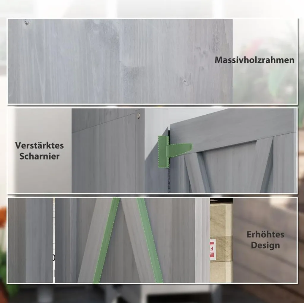Abri de jardin pour outils et accessoires de terrasse et cour arrière