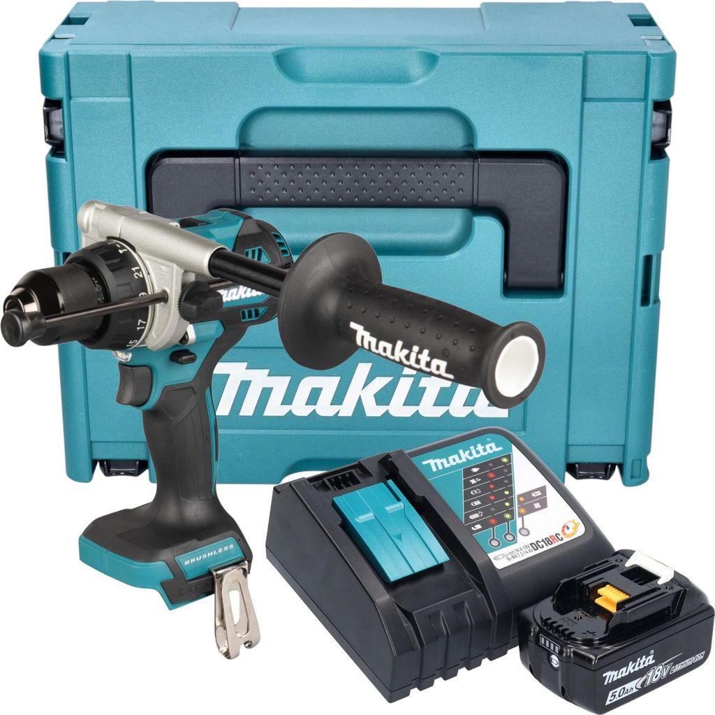 Makita DHP 492 RT1J akumulatorowa wiertarko-wkrętarka Zdjęcie produktu 