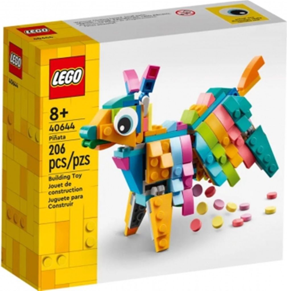 Lego, 40644 Bauspielzeug 206 Teile Pinata Esel Bunt und gegliedert, Bunt