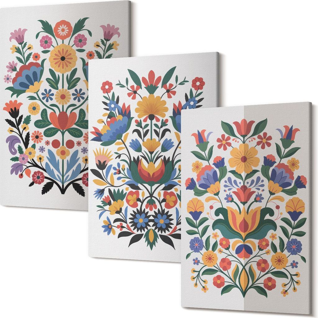 Leinwandbild – Wandbild – Leinwandbilder – Kunstdruck – Polycanvas – Modern – Mehrteilig – 3-Teilig Set – Hochwertig – Geruchslos...