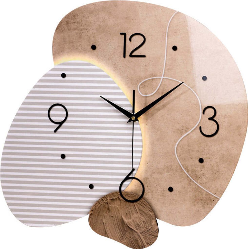SensaHome Wanduhr Madrid – s Japandi-Design – organische Produktbild 4