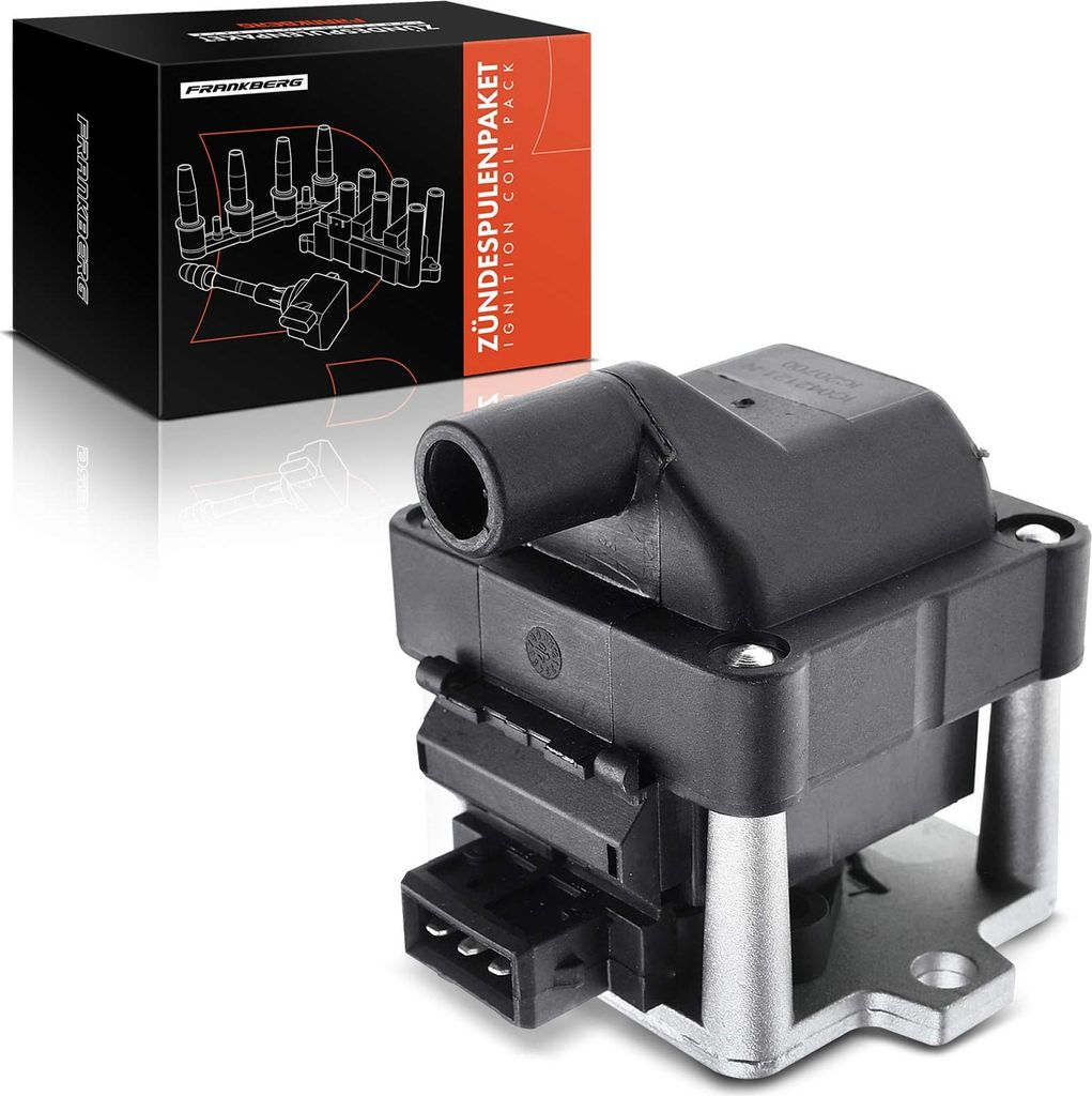 Frankberg 1x Zündmodul Zündspule für VW Golf III Variant IV Polo Passat Sharan Transporter Kasten Pritsche/Fahrgestell