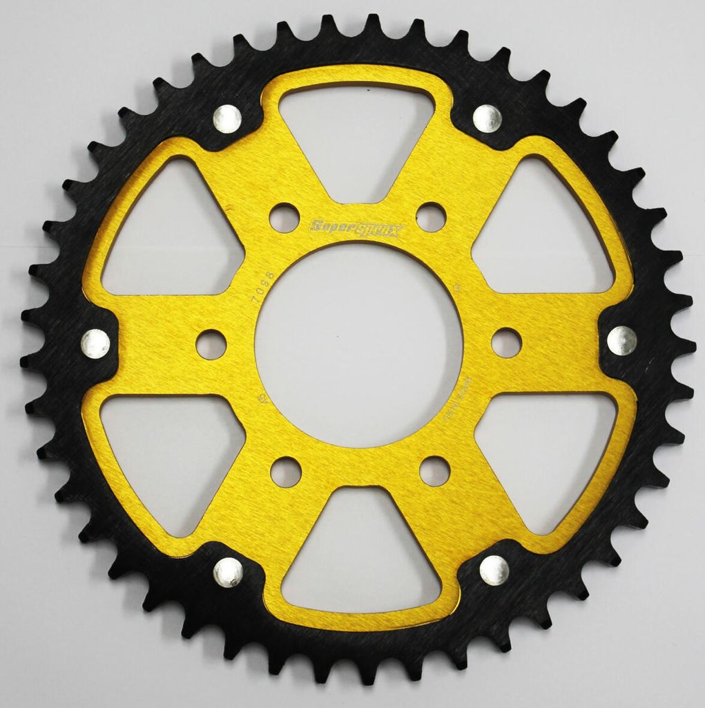 Stealth-Kettenrad Supersprox 530 - 45Z (gold) RST-7098:45-GLD|ID 73,0 LK 103,0 6-Loch