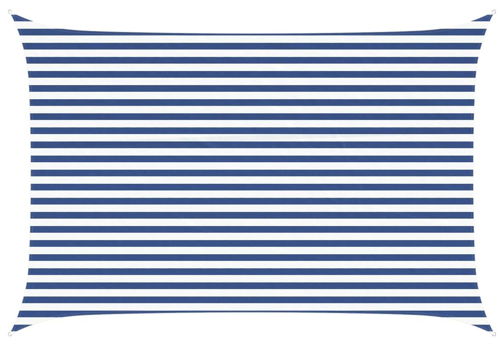 vidaXL Tent przeciwsłoneczny niebiesko-biały 4,5 x 3 m, Zdjęcie produktu 