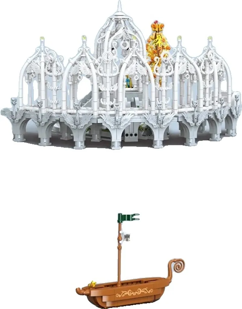 Lego Rivendell Alternative Écologique Seigneur des Anneaux Modulaire