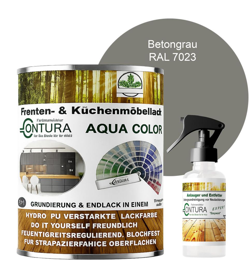 2 Liter + Anlauger - Contura Küchenmöbellack RAL Möbellack Produktbild 