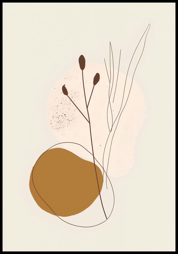 Plakat 68x98cm Berührung mit der Natur