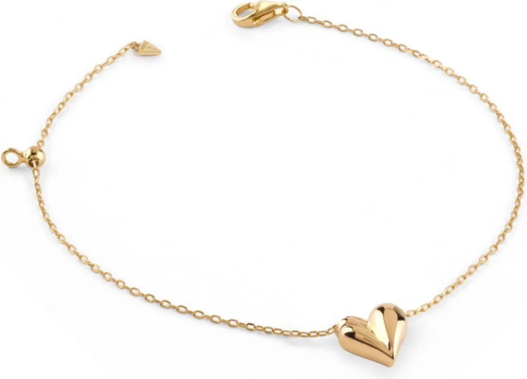 Bracelet Fluide GUESS en Acier Inoxydable Argenté pour Femme Chic