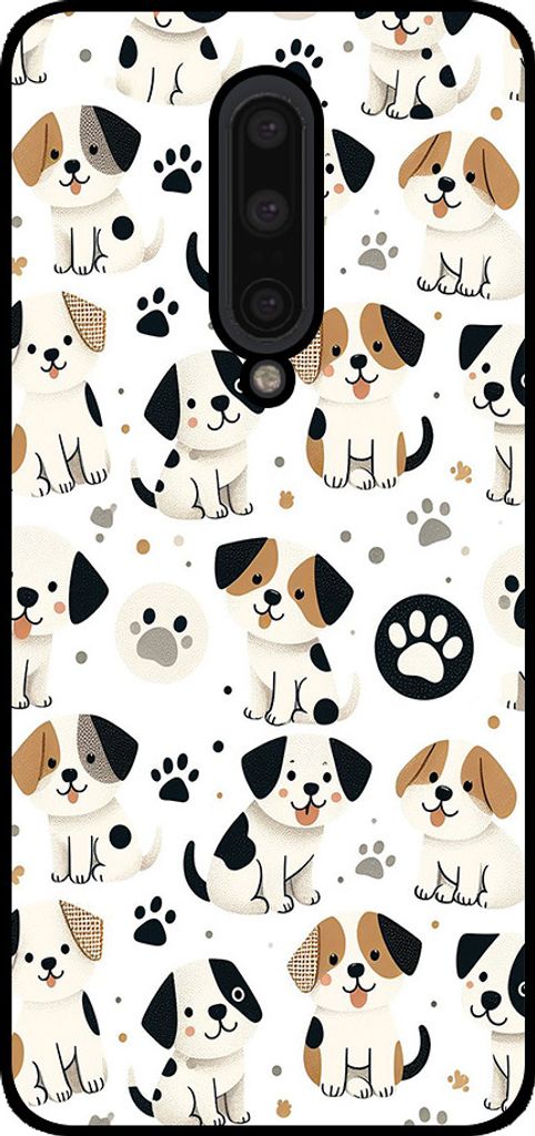 Smartphonica Handyhülle geeignet für OnePlus 8 mit Hunden druck - TPU zurück Abdeckung Fall Hund Design