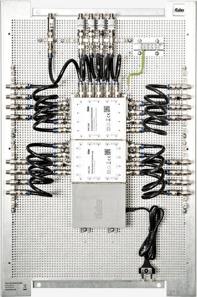 Fuba FMP516SL Multicommutateur Panel 5x16 pré-monté EN60728-11