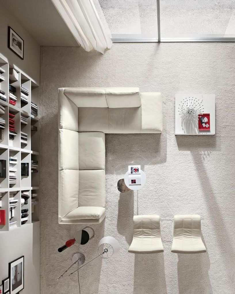 Prianera Ecksofa Wohnzimmer Design Leder Modern L-Form Möbel Luxus JVmoebel