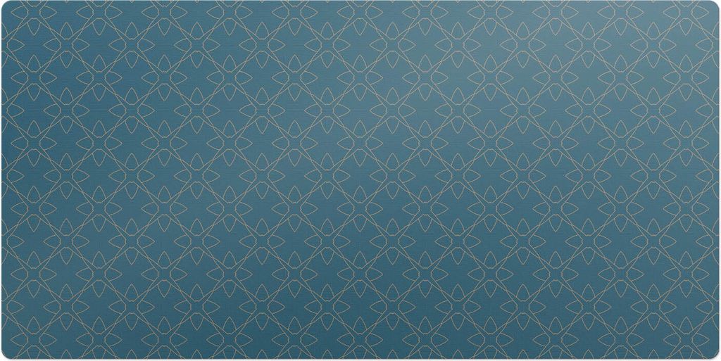 Geometrisches Ornament– Schreibtischunterlage – Schreibtisch Tischunterlage – 120x60 cm – Unterlage Groß Schreibtischmatte